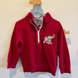 Little English Red Elephant Sweatshirt